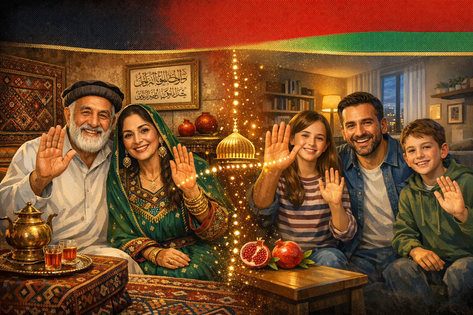 Afghan families connecting across oceans