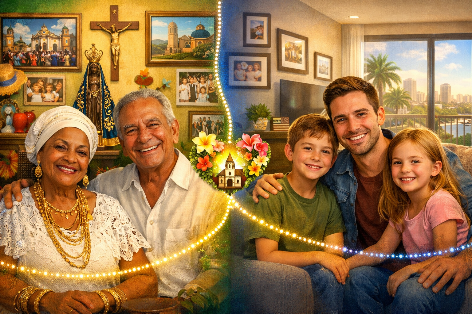 Brazilian families connecting across oceans