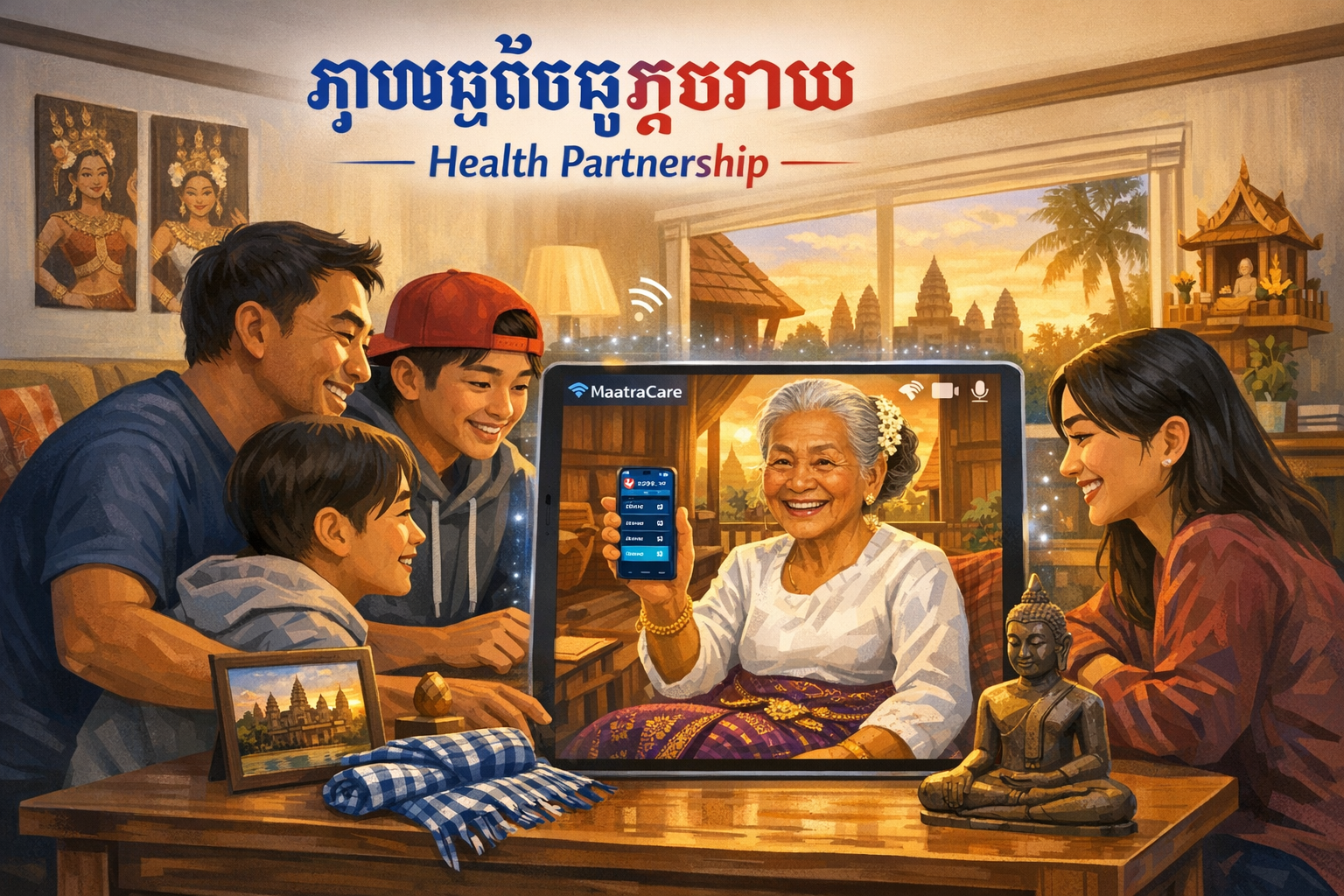 Cambodian families connecting across oceans with MaatraCare