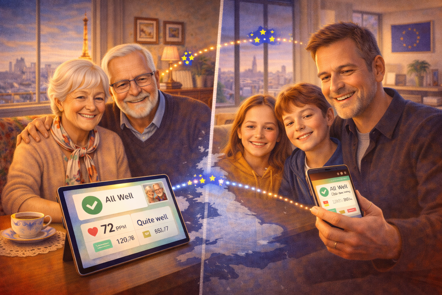 European Families connecting across oceans