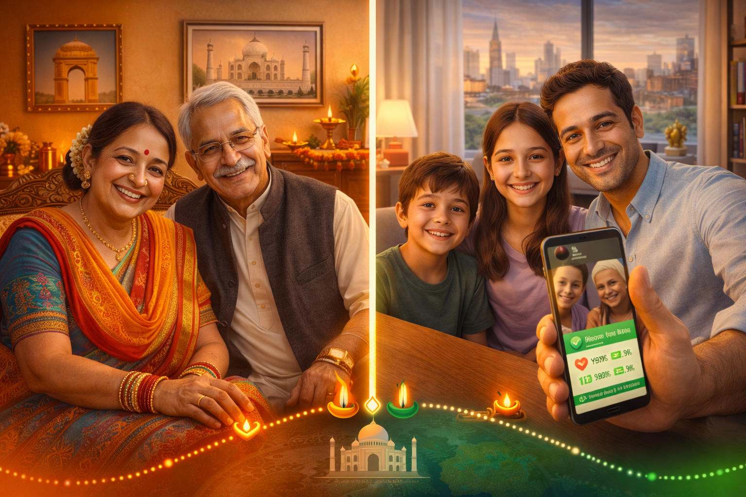 उत्तर भारत परिवार कनेक्शन