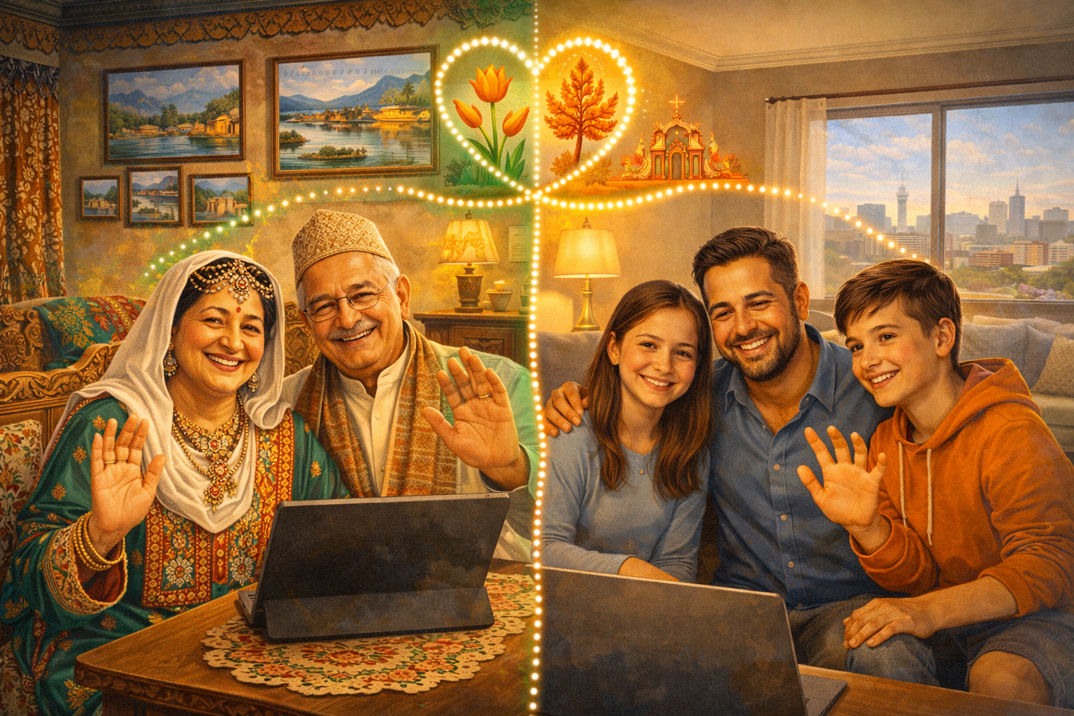 کٲشِری خاندان رابطہ