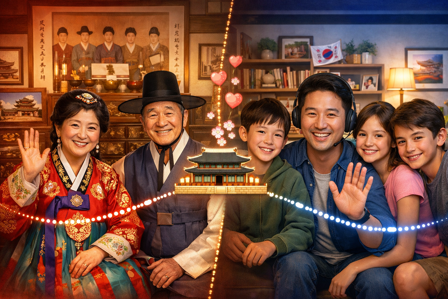 Korean families connecting across oceans