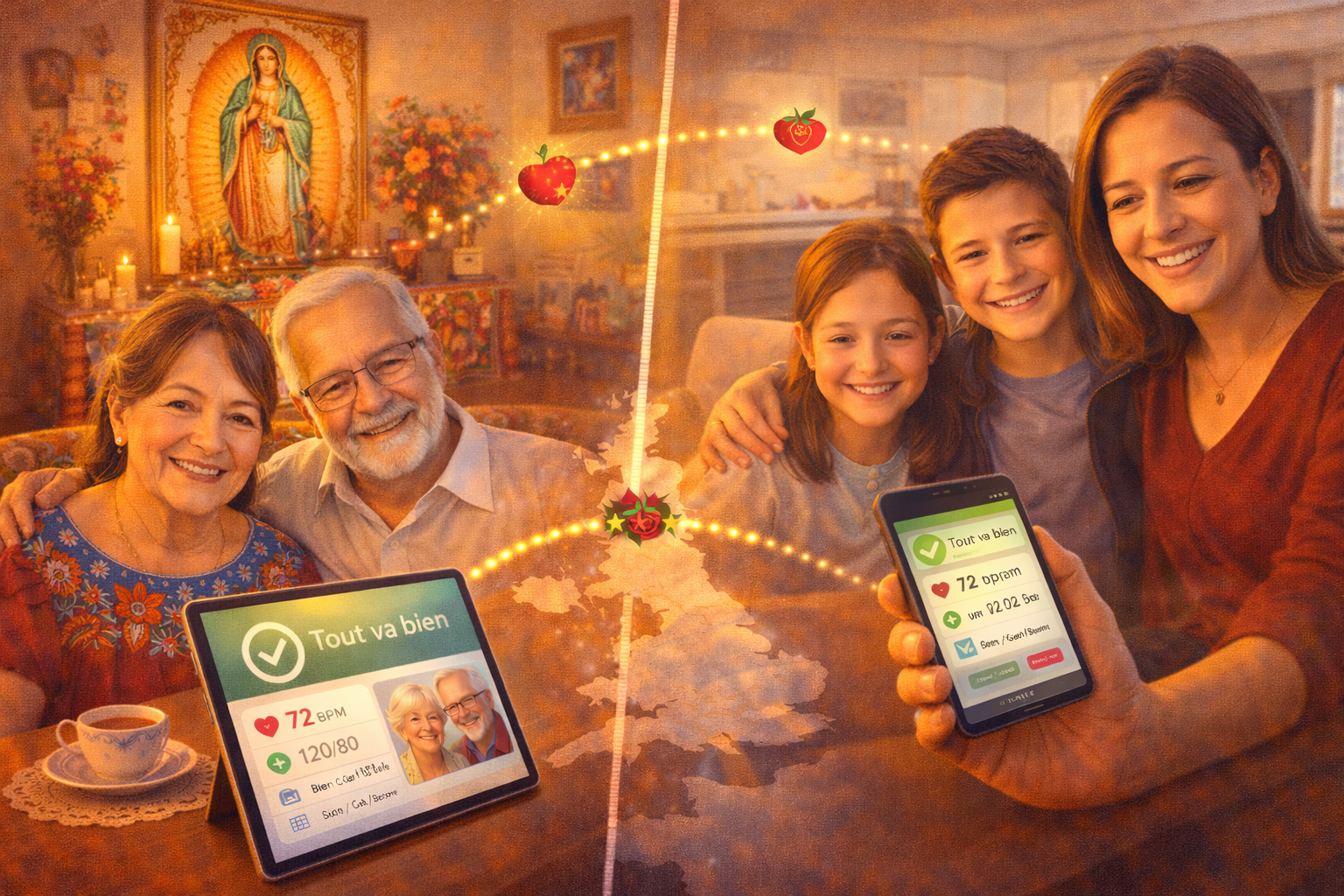 Latin American Families connecting across oceans