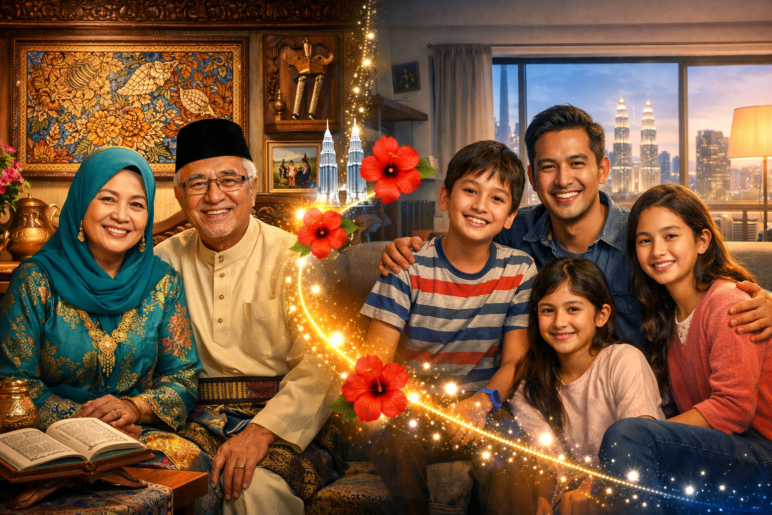 Malaysian families connecting across oceans