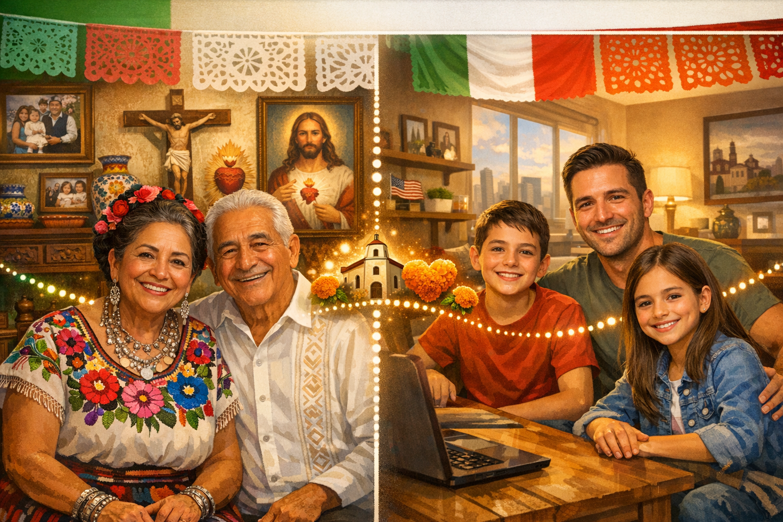 Mexican Families connecting across oceans