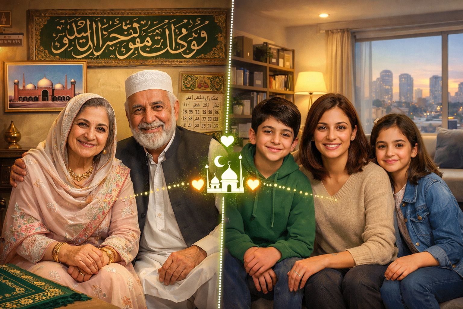 Pakistani families connecting across oceans