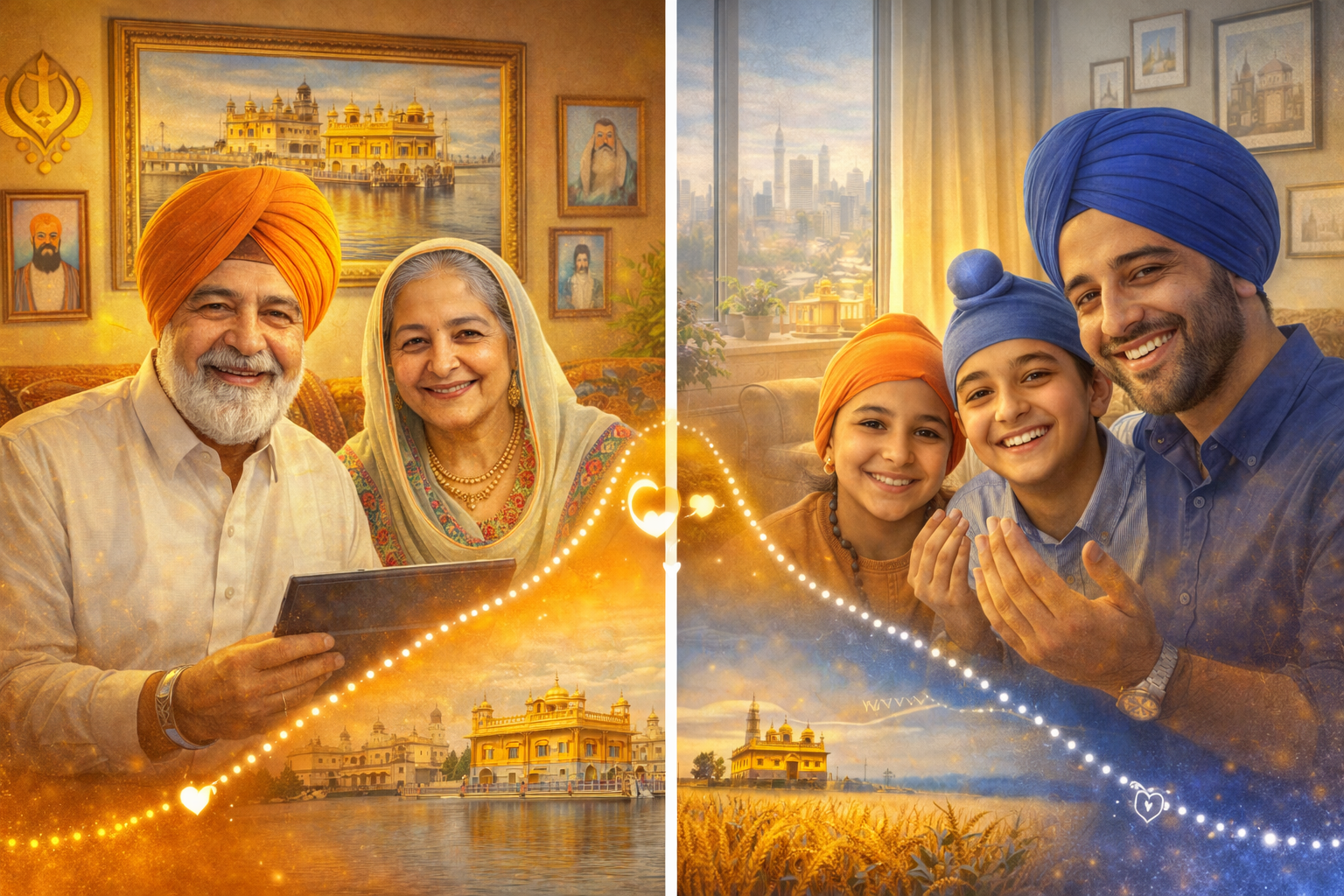 ਪੰਜਾਬੀ ਸਿੱਖ ਪਰਿਵਾਰ ਦਾ ਸੰਬੰਧ