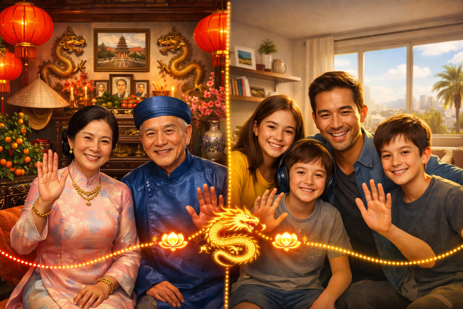 Vietnamese families connecting across oceans