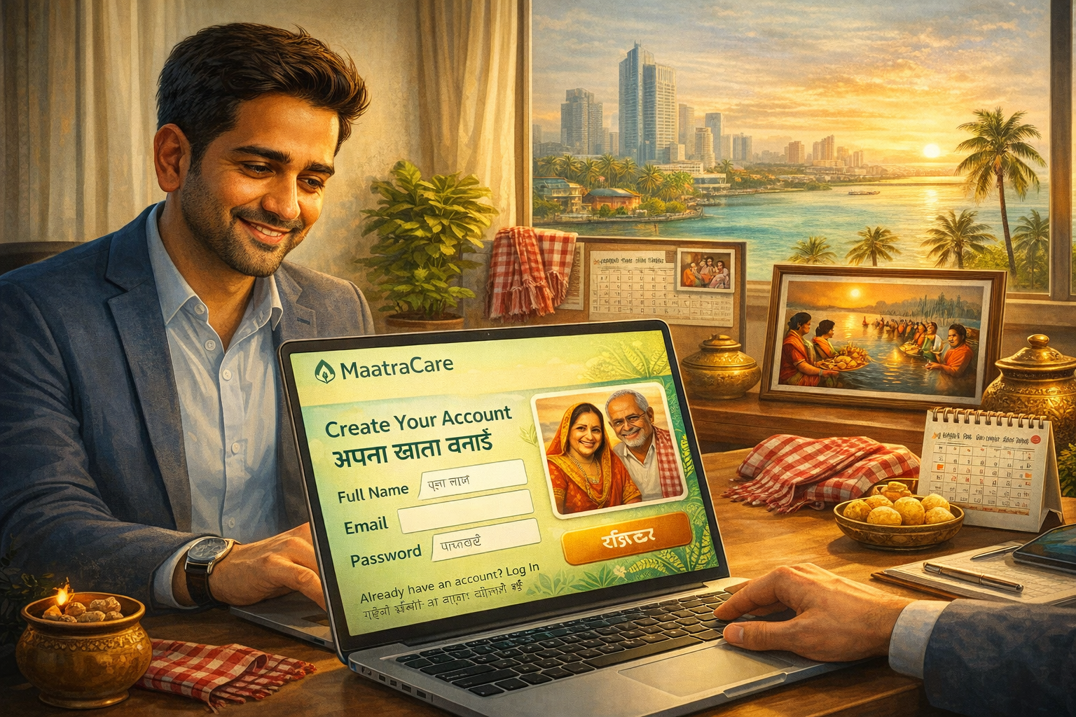 अकाउंट बनाईं