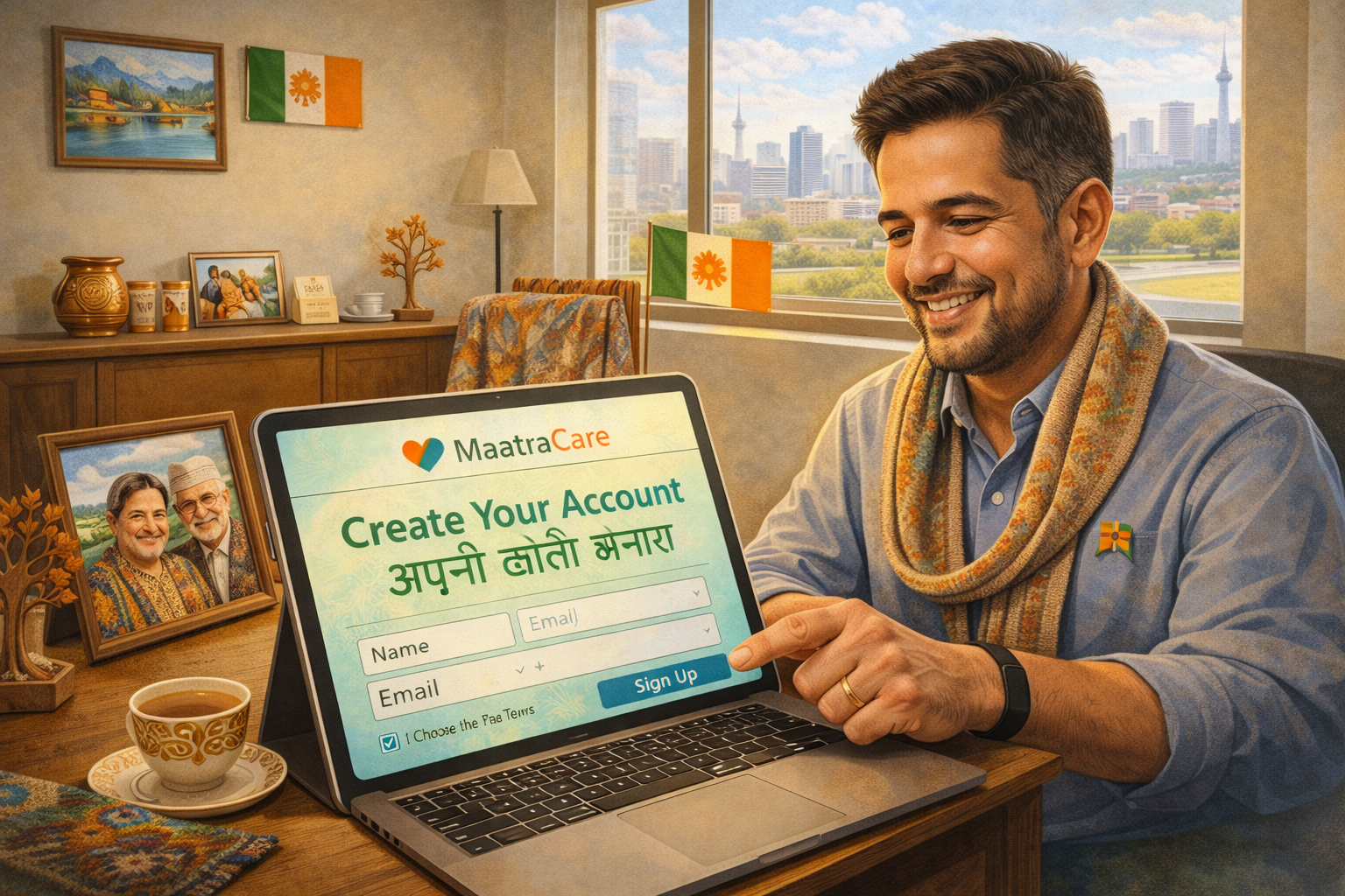 اکاؤنٹ بناوِو