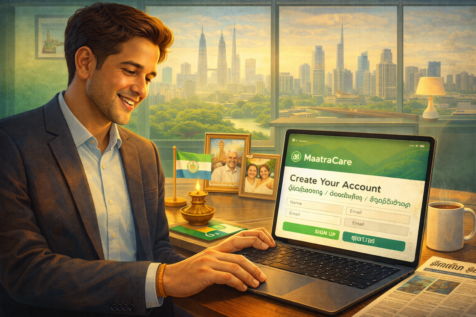 അക്കൗണ്ട് സൃഷ്ടിക്കുക