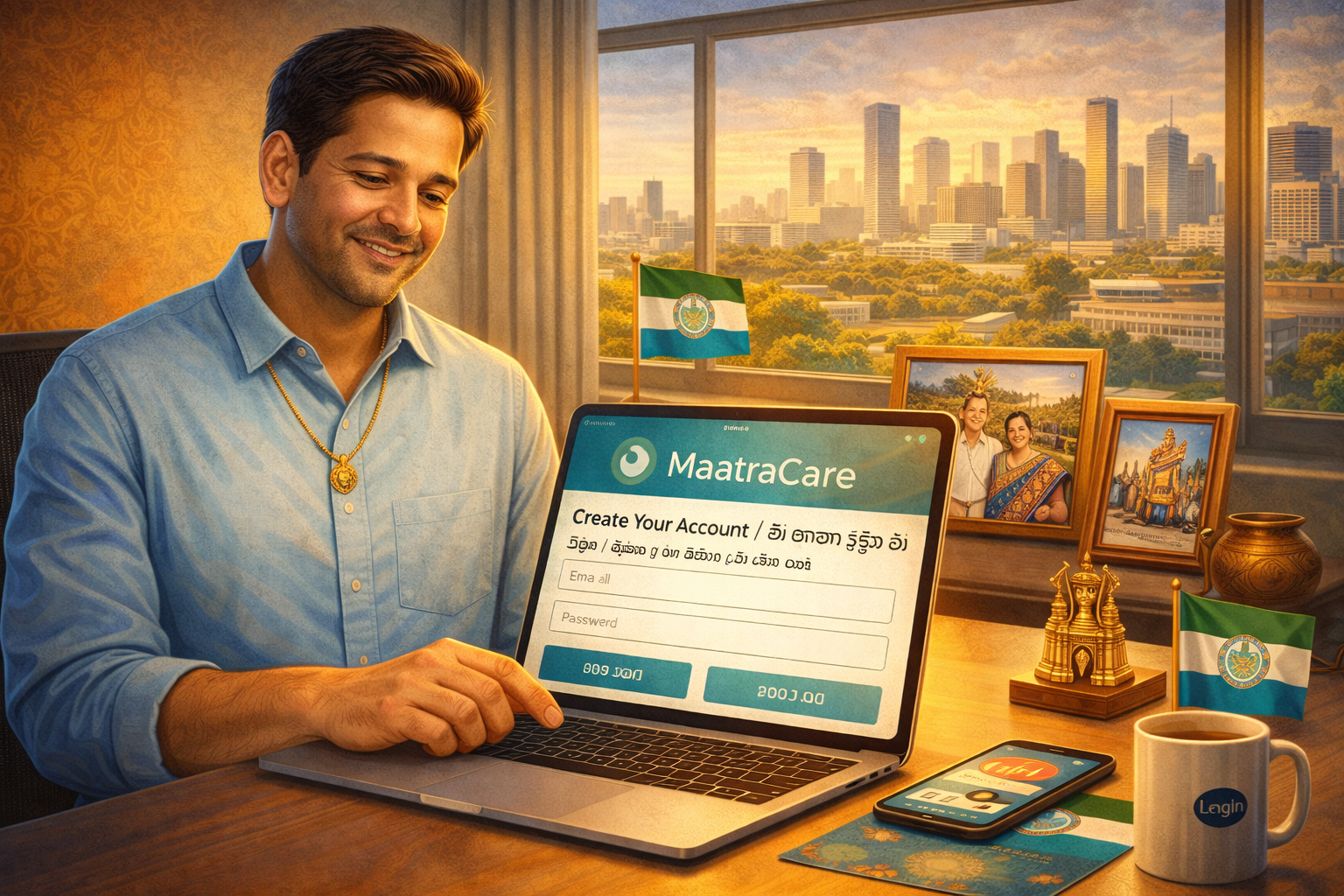 ఖాతా సృష్టించండి