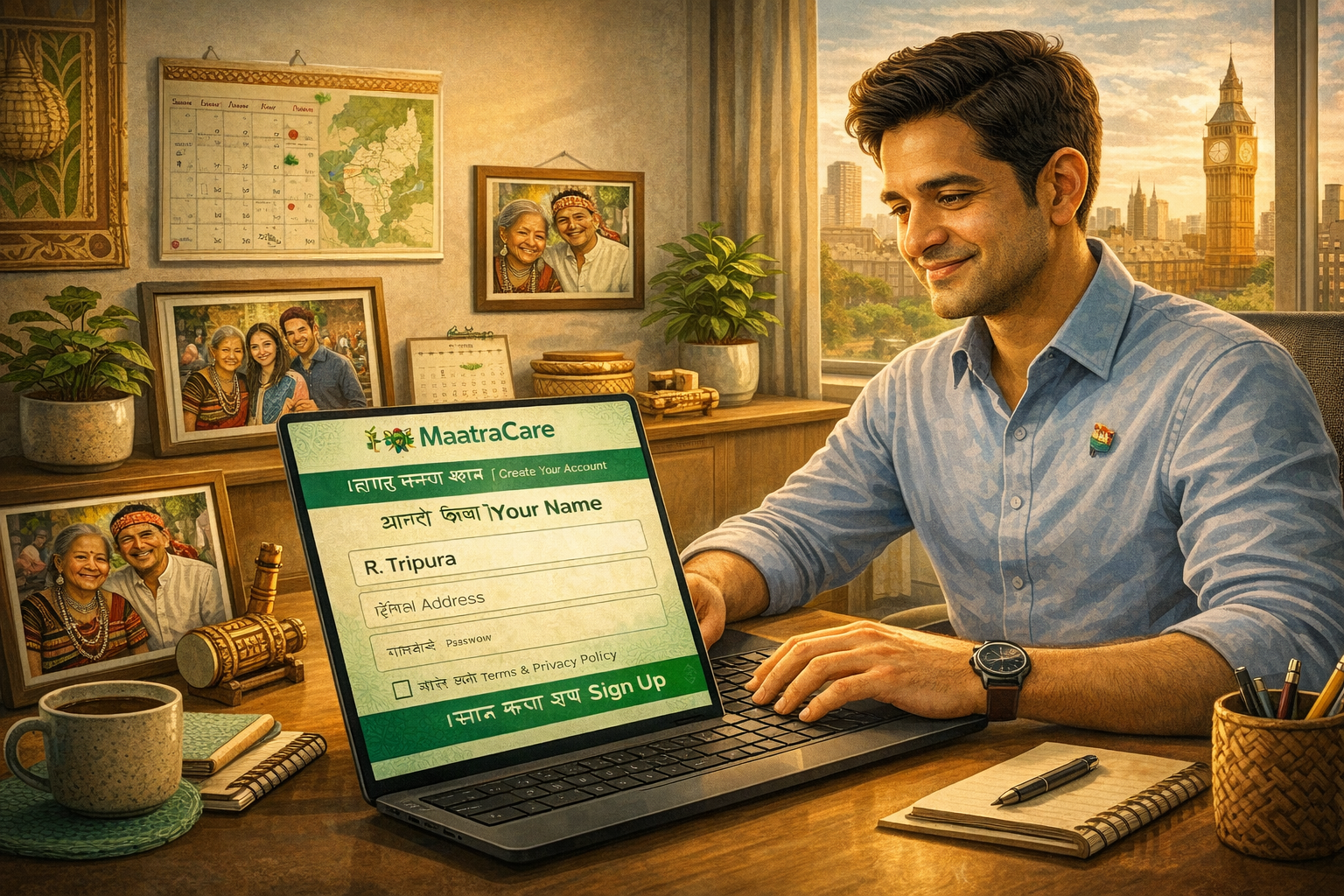 অ্যাকাউন্ট তৈরি করো