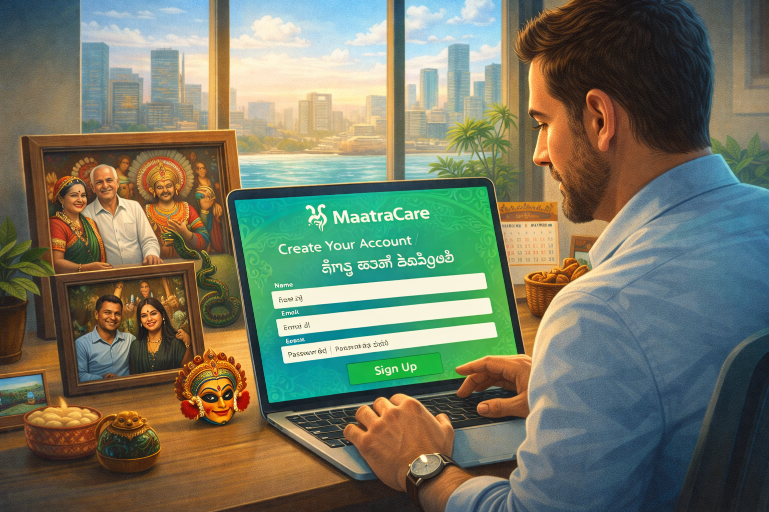 ಅಕೌಂಟ್ ರಚಿಸಲೆ