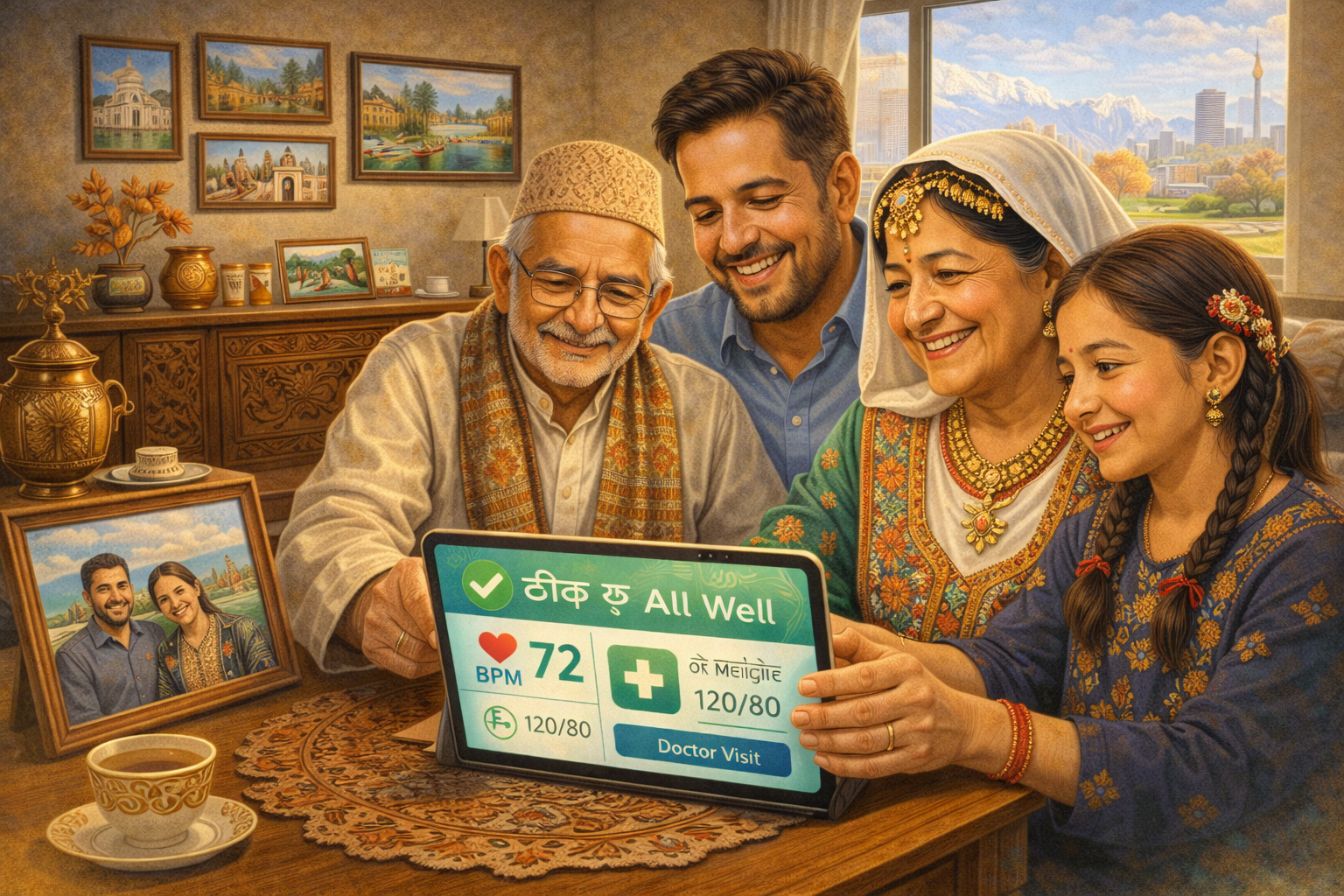 نگرانی سیٹ اپ