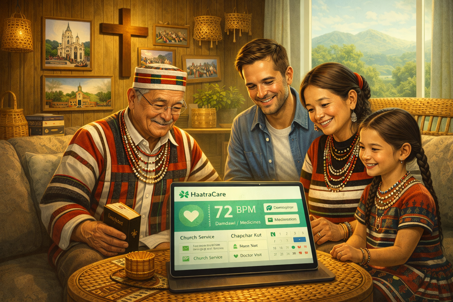 Monitoring set up rawh