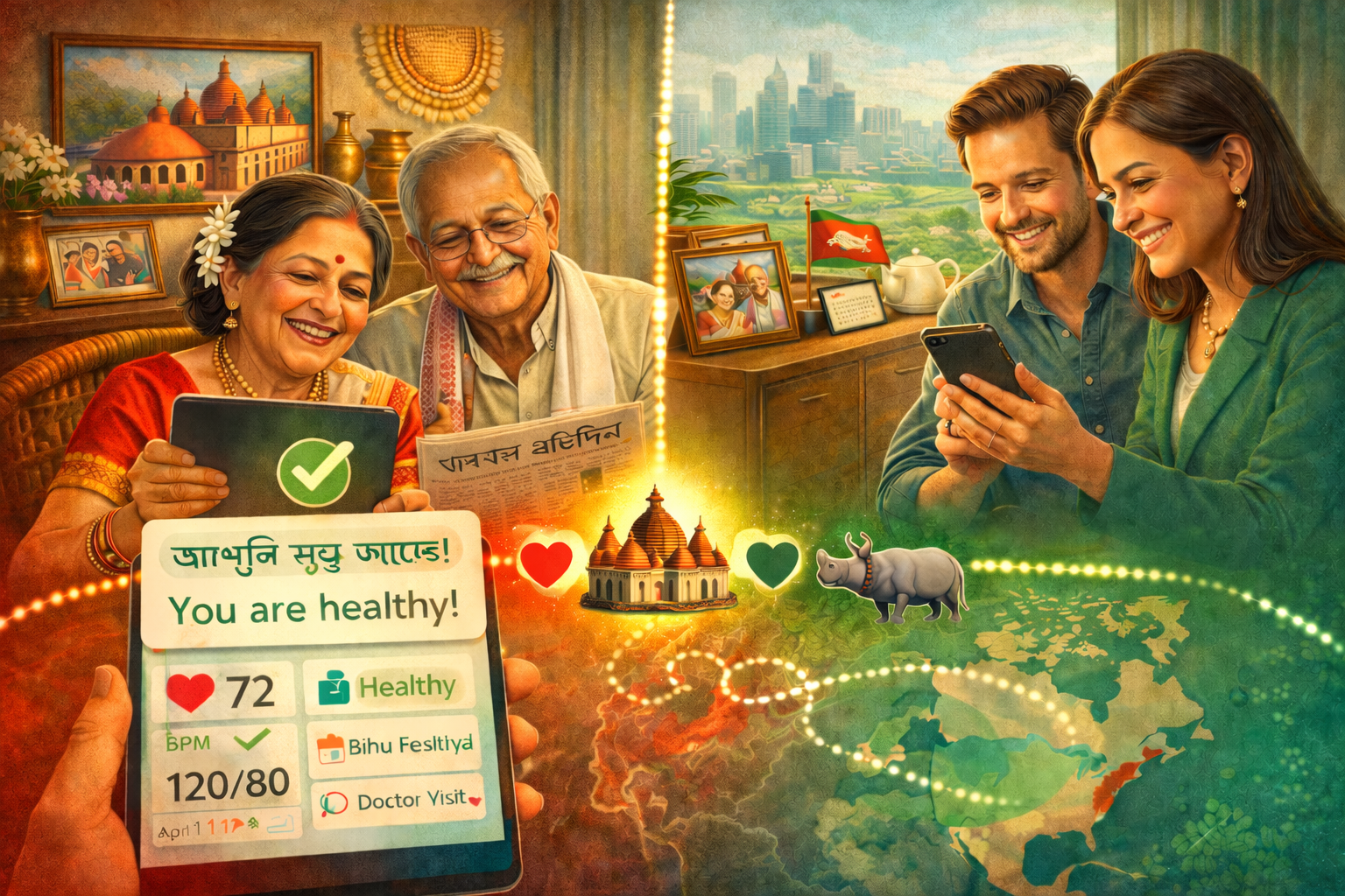 সংযুক্ত থাকক