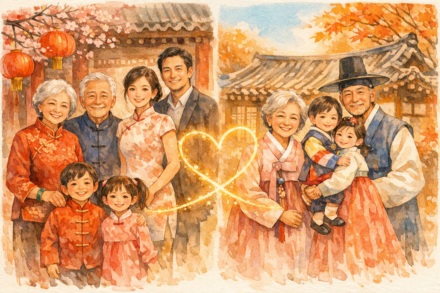 East Asia families