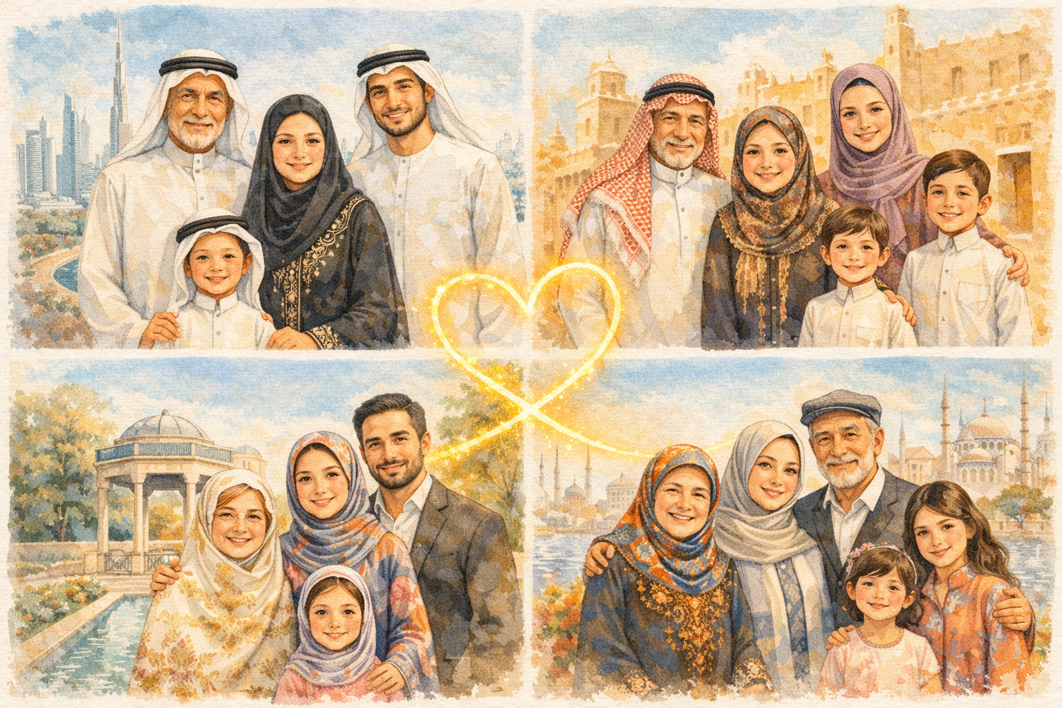Middle East families