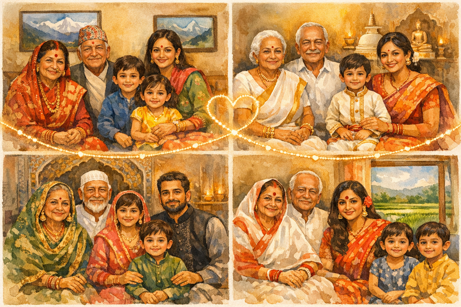 South Asia families